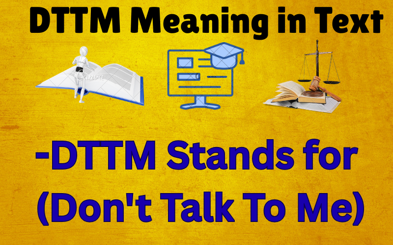 DTTM Meaning in Text